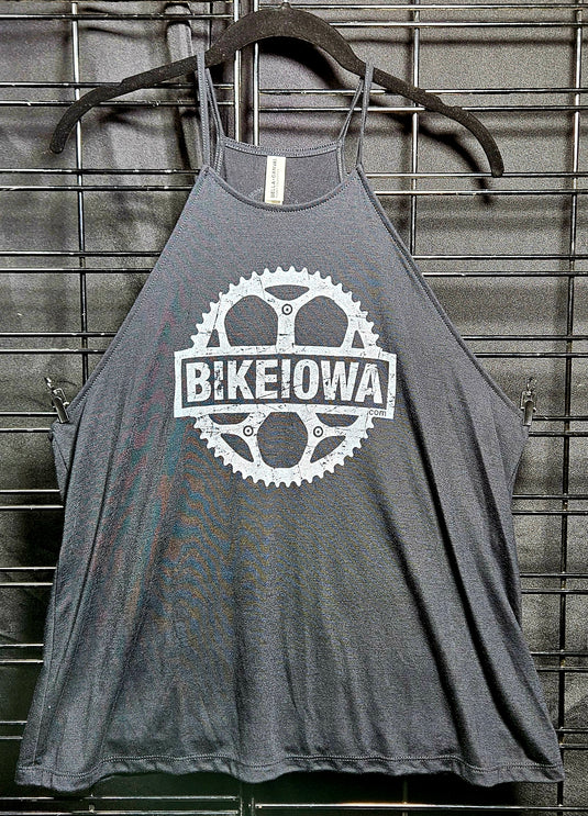 BIG GEAR BIG YEAR - Women's Flowy High Neck Tank - Black