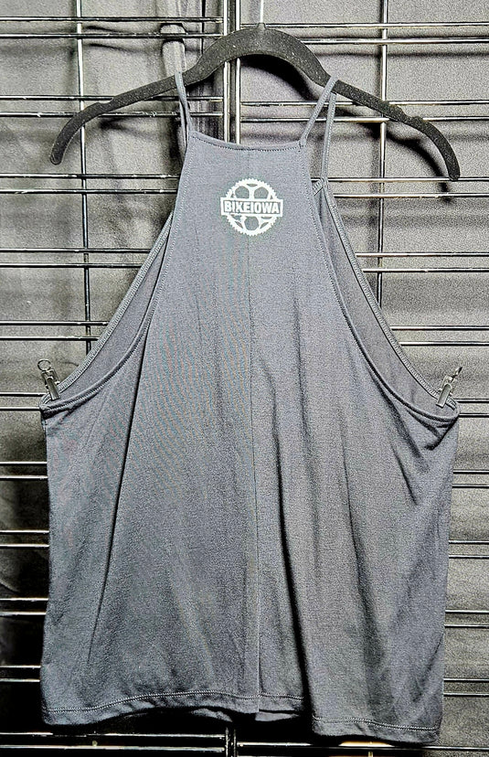 BIG GEAR BIG YEAR - Women's Flowy High Neck Tank - Black