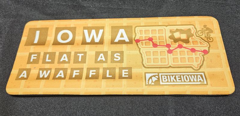 Load image into Gallery viewer, Iowa Flat as a Waffle Slap Coozie
