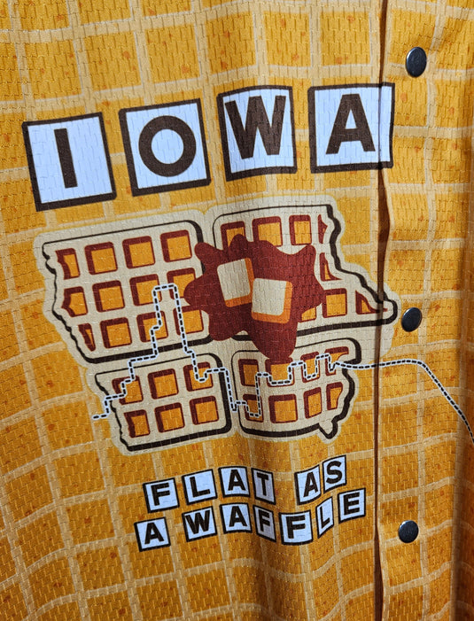 Iowa - Flat as a Waffle - Crew Shirt