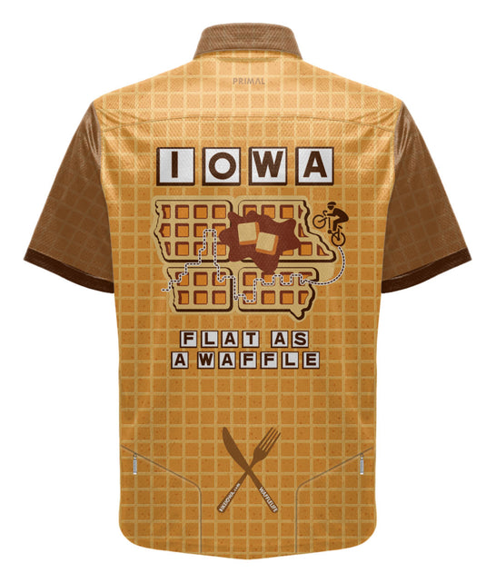Iowa - Flat as a Waffle - Crew Shirt