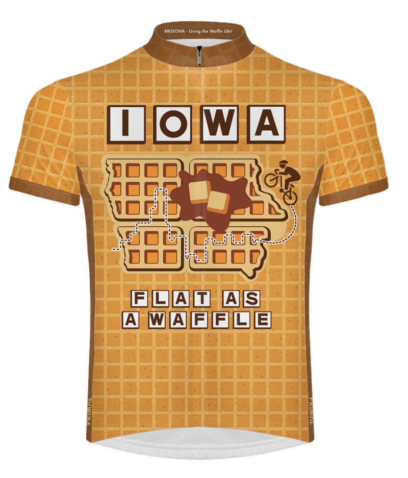 Load image into Gallery viewer, Iowa - Flat as a Waffle - Men&#39;s Jersey
