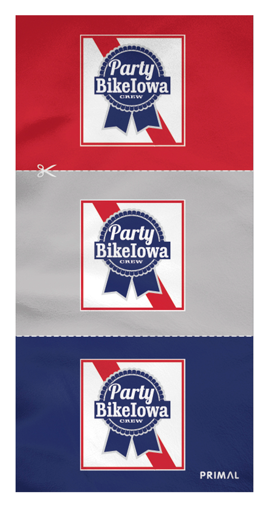 BIKEIOWA Party Crew - Headband/Buff/Gaiter