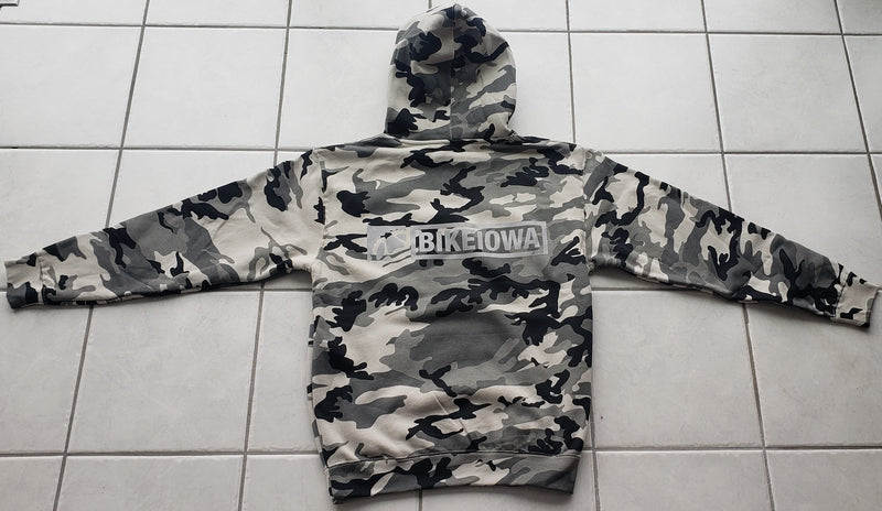 Load image into Gallery viewer, Snow Camo Pullover Hoodie

