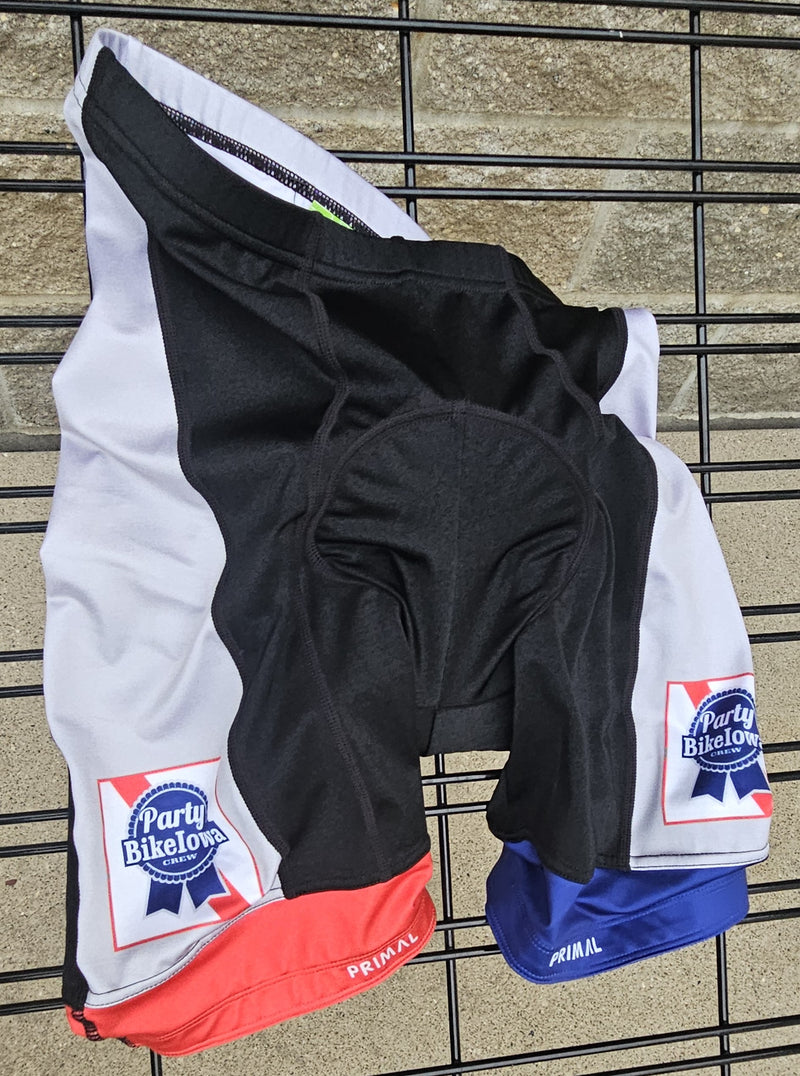 Load image into Gallery viewer, BIKEIOWA Party Crew - Men&#39;s Cycling Shorts
