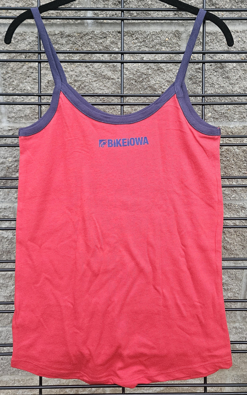 Load image into Gallery viewer, Party Crew - Women&#39;s Vintage Ringer Tank - front logo
