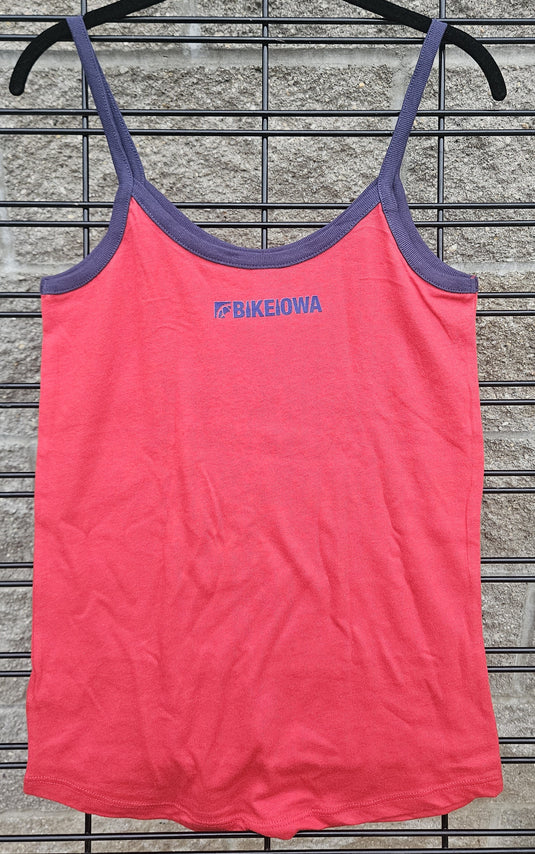 Party Crew - Women's Vintage Ringer Tank - front logo