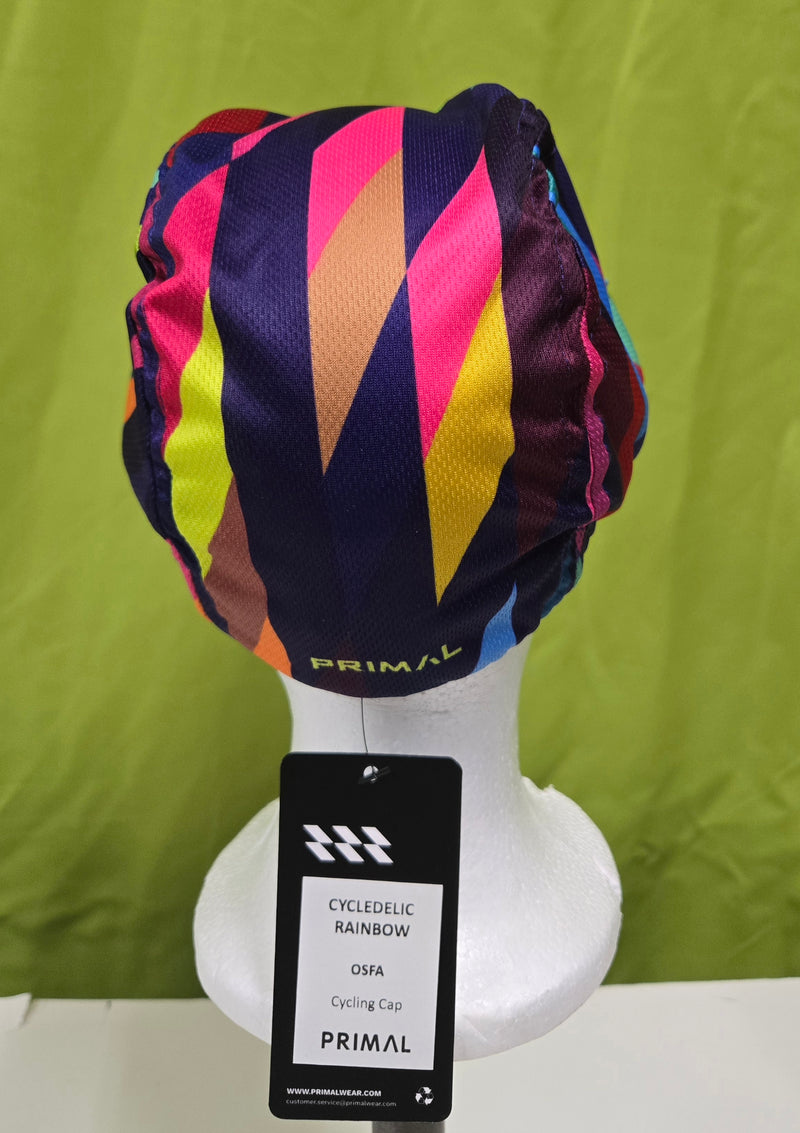 Load image into Gallery viewer, CYCLEDELIC-RAINBOW - Cycling Cap
