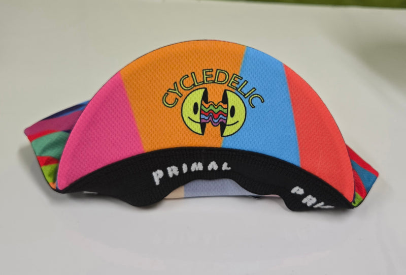 Load image into Gallery viewer, CYCLEDELIC-RAINBOW - Cycling Cap
