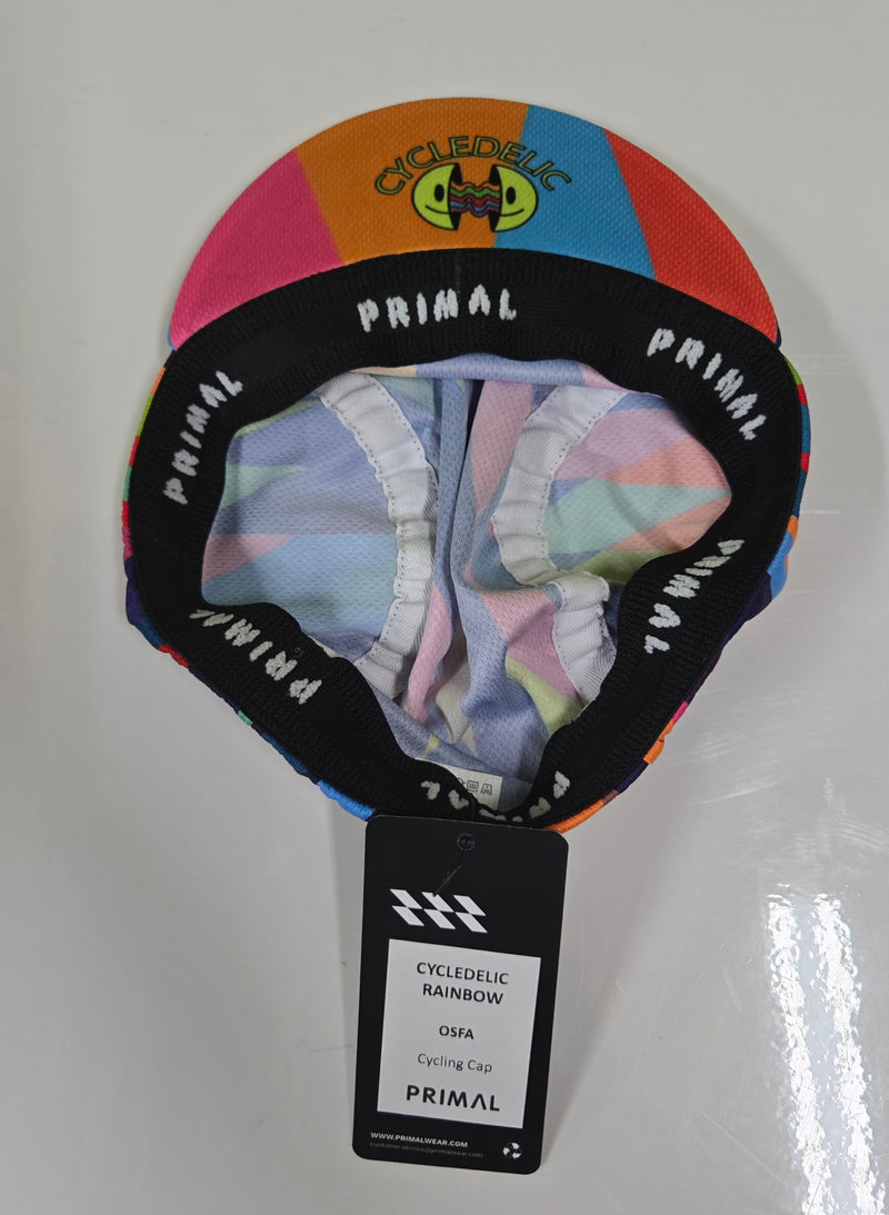 Load image into Gallery viewer, CYCLEDELIC-RAINBOW - Cycling Cap
