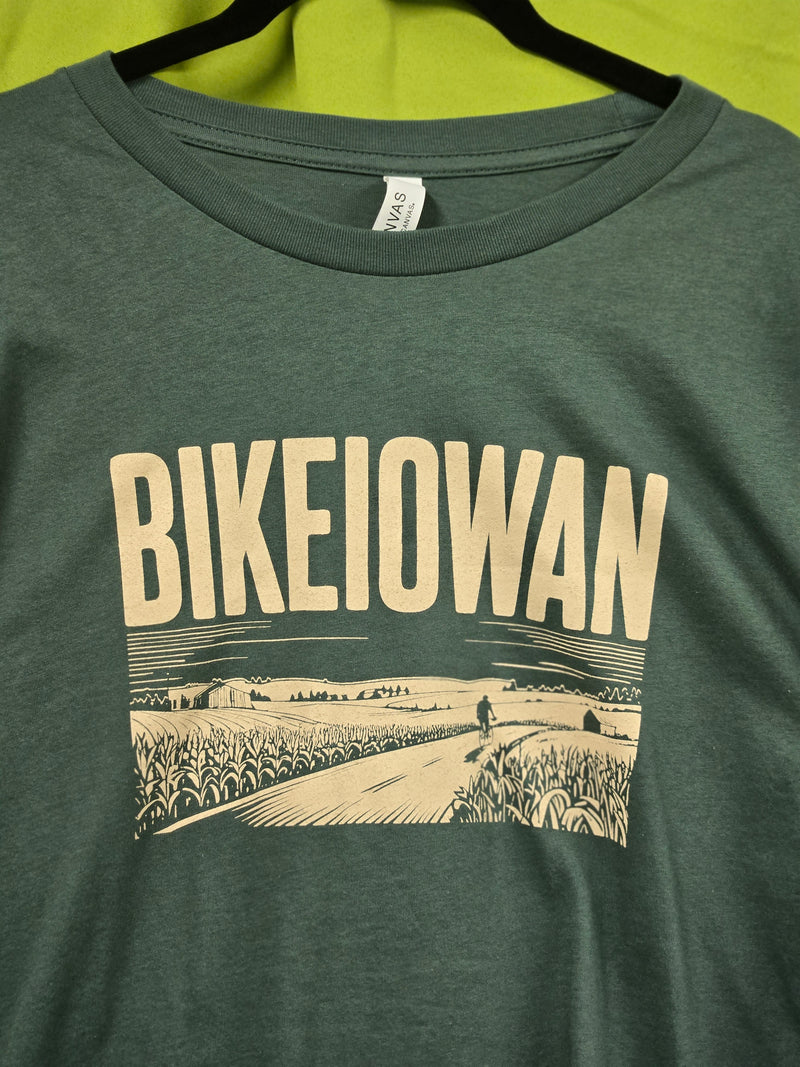 Load image into Gallery viewer, BIKEIOWAN - Rooted in the Heartland T-shirt
