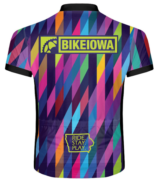 CYCLEDELIC-RAINBOW - Men's Sport Cut Jersey - PRE-ORDER