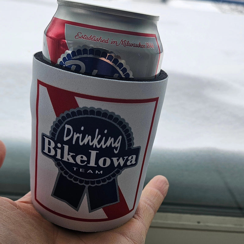 Load image into Gallery viewer, BIKEIOWA Drinking Team Slap Coozie
