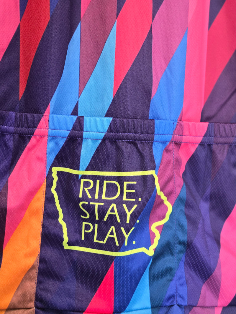 Load image into Gallery viewer, CYCLEDELIC-RAINBOW - Women&#39;s Sport Cut Jersey

