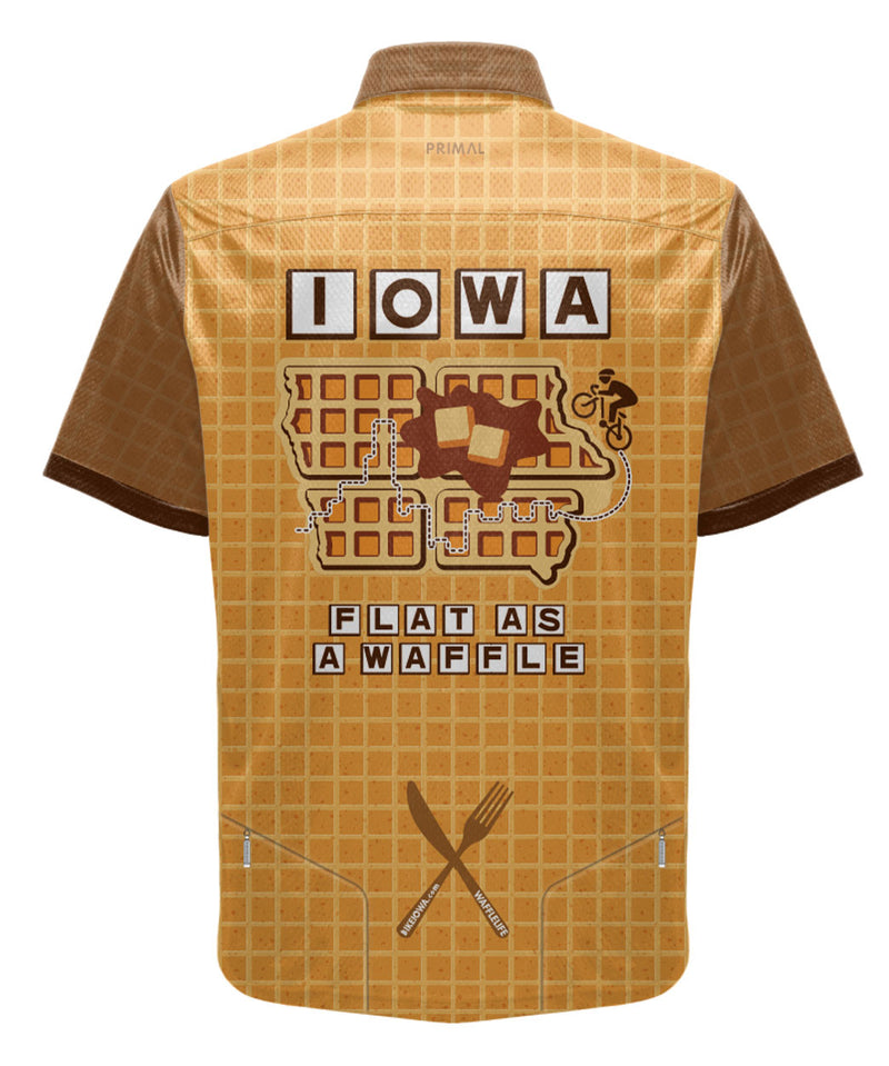 Load image into Gallery viewer, Iowa - Flat as a Waffle - Crew Shirt
