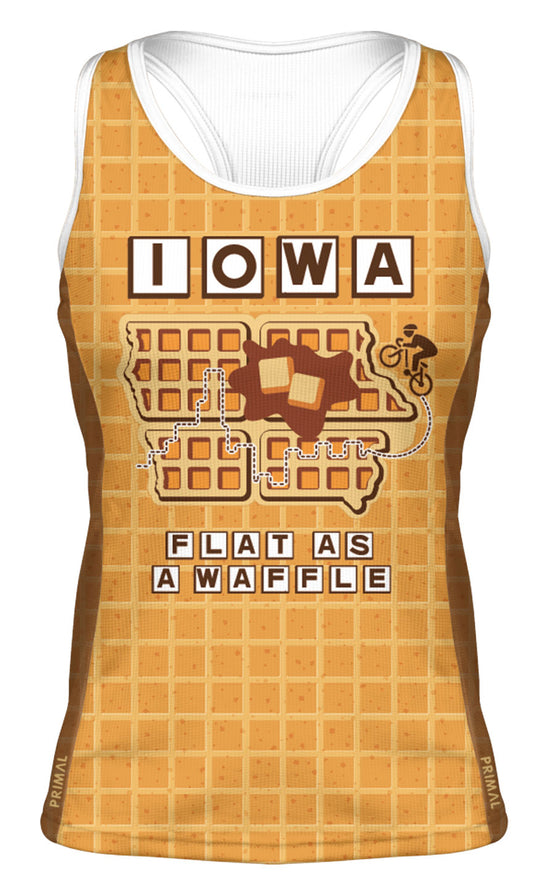 Iowa - Flat as a Waffle - Women's Gemini Tank