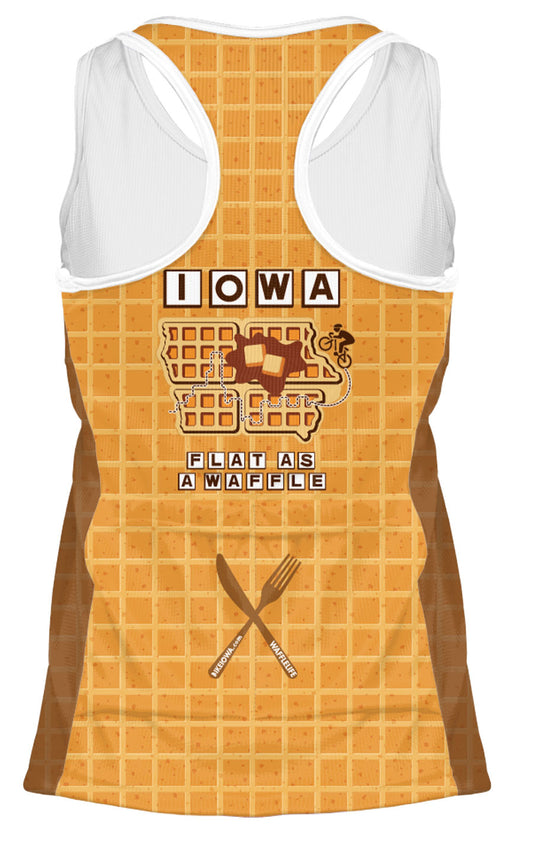 Iowa - Flat as a Waffle - Women's Gemini Tank