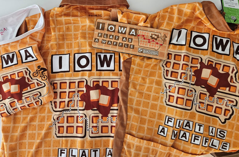 Load image into Gallery viewer, Iowa - Flat as a Waffle - Men&#39;s Jersey
