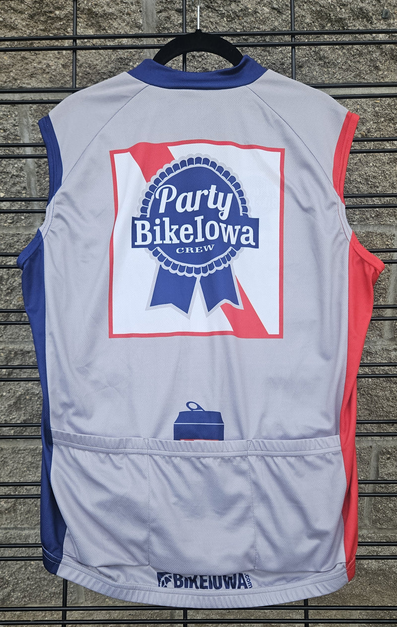 Load image into Gallery viewer, BIKEIOWA Party Crew - Men&#39;s Sleeveless Sport Cut Jersey
