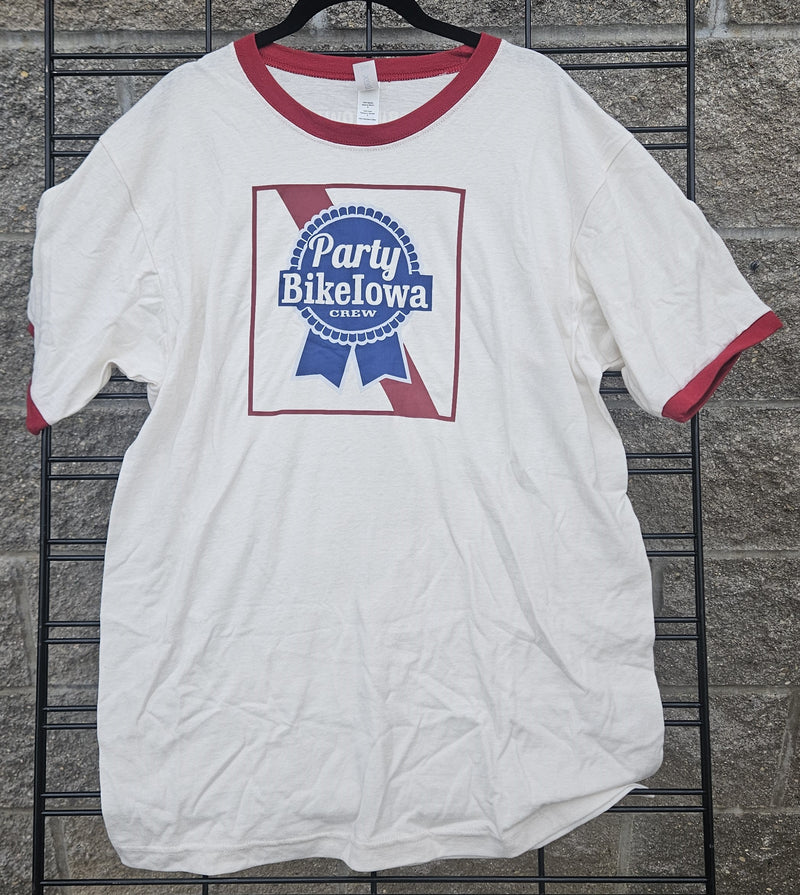 Load image into Gallery viewer, Party Crew - Vintage Ringer T-shirt
