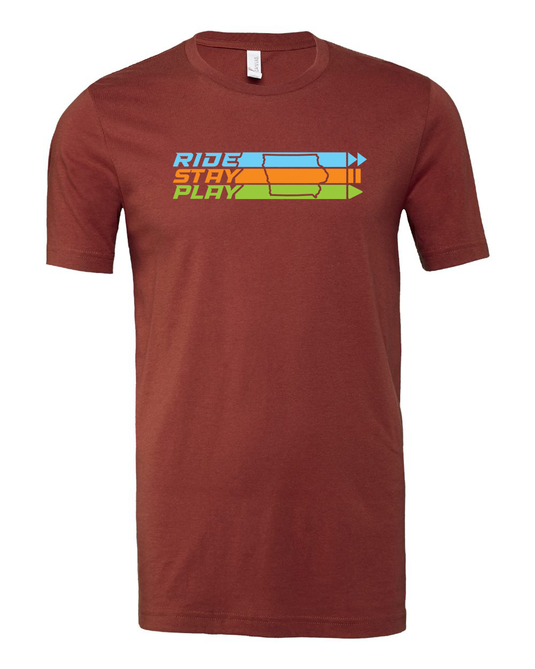 RIDE.STAY.PLAY. T-shirt