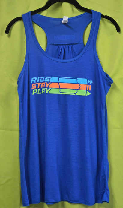 RIDE.STAY.PLAY. - Women's Flowy Racerback Tank