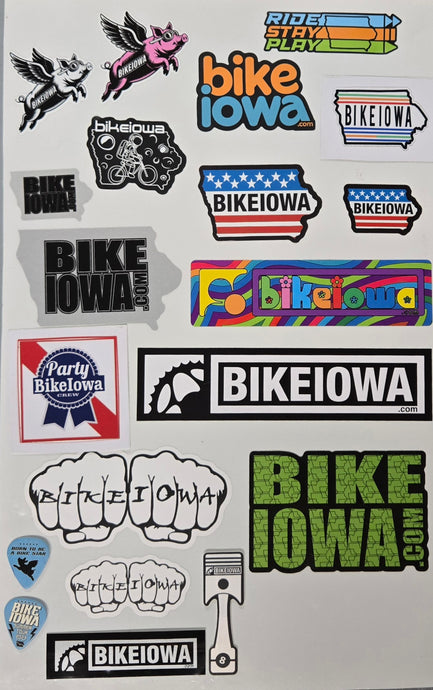 BIKEIOWA Stickers