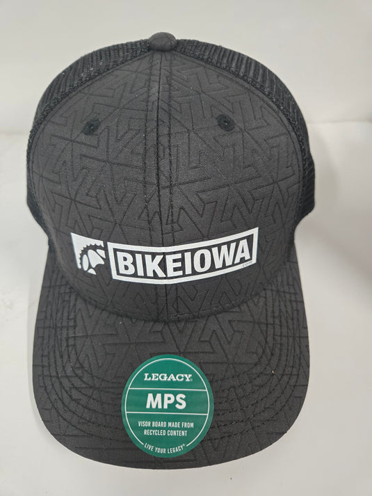 Trucker Cap - Black Z-Quilted