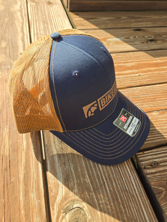Trucker Cap - Navy & Caramel