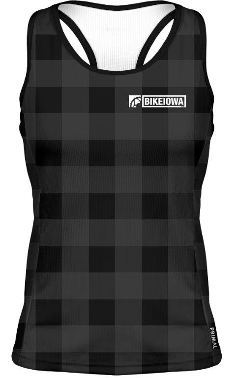 Black Plaid Women's Gemini Tank Top - RE-ORDER