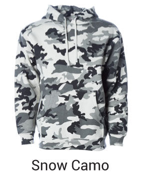 Snow Camo Pullover Hoodie