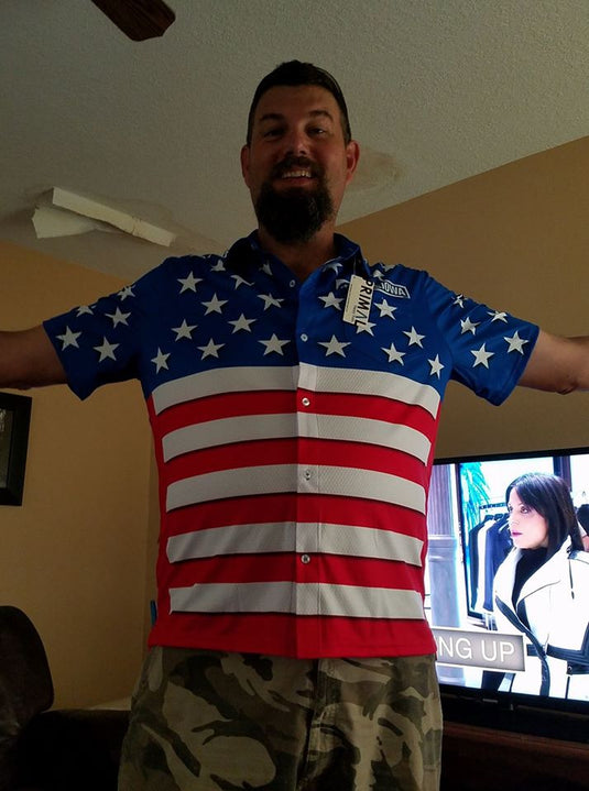Merica Crew Shirt - snaps
